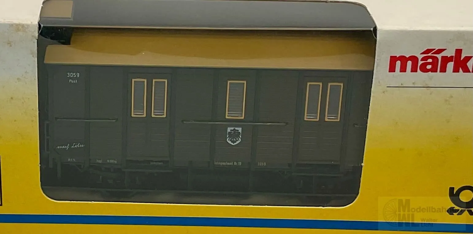 Märklin 60-01 - MÄRKLIN - Bahnpostwagen 500 Jahre Post H0/WS