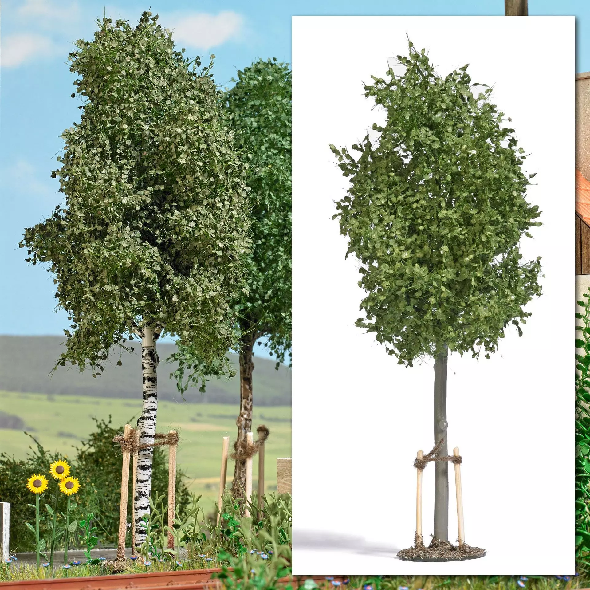 Busch 10627 - Junge Linde H0 1:87