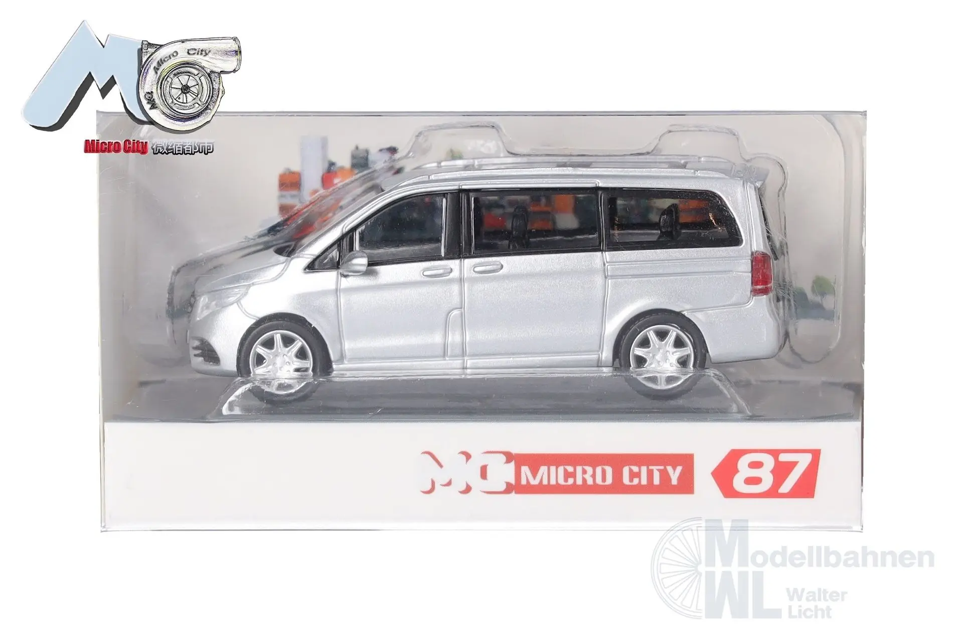Herpa 87MC000076 - Mercedes-Benz V-Klasse silber H0 1:87
