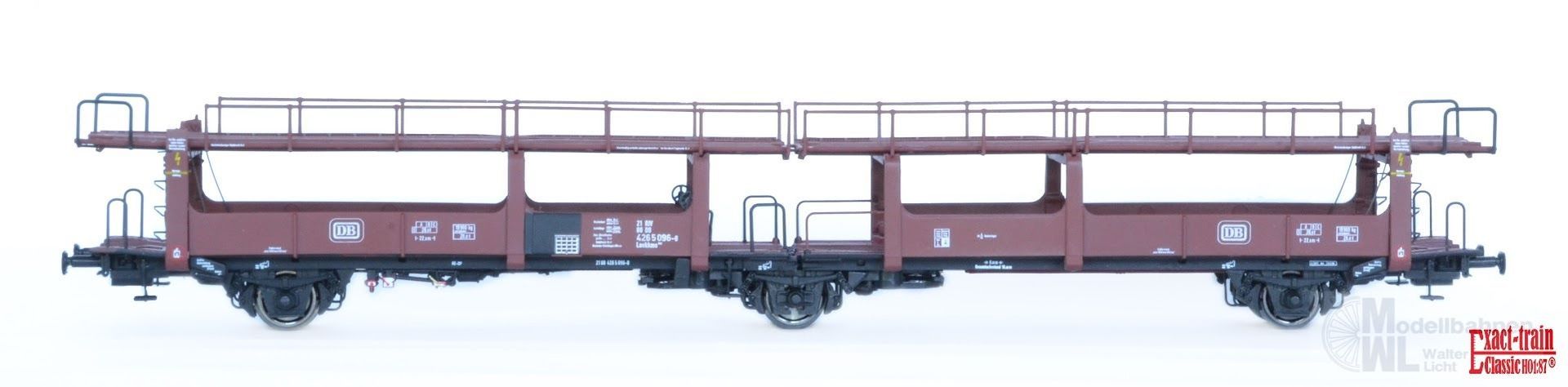 Exact Train 21365 - Autotransportwagen DB Ep.IV Laekkms H0/GL Exact Train 21365 - Autotransportwagen DB Ep.IV Laekkms H0/GL