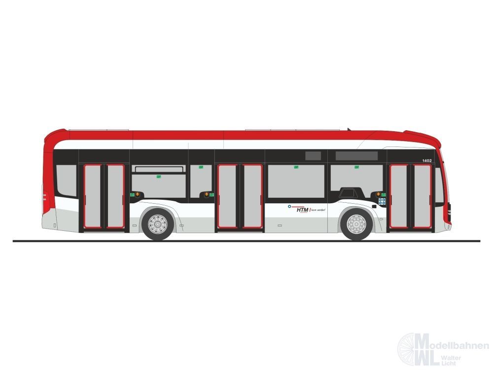 Rietze 75604 - Mercedes-Benz eCitaro HTM (NL) H0 1:87