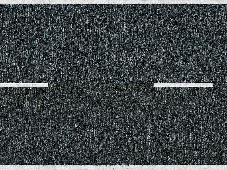 Noch 44150 - Teerstraße schwarz, 100 x 2,5 cm (unterbrochene Mittellinie) Z 1:220