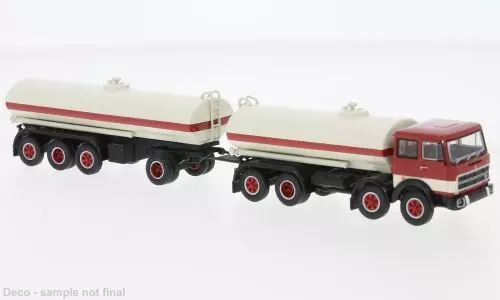 Brekina 58550 - Fiat 691 Tanklastzug rot/weiß H0 1:87