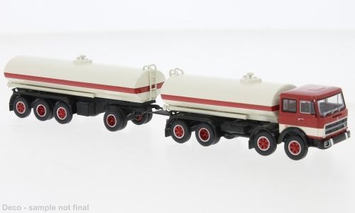 Brekina 58550 - Fiat 691 Tanklastzug rot/weiß H0 1:87