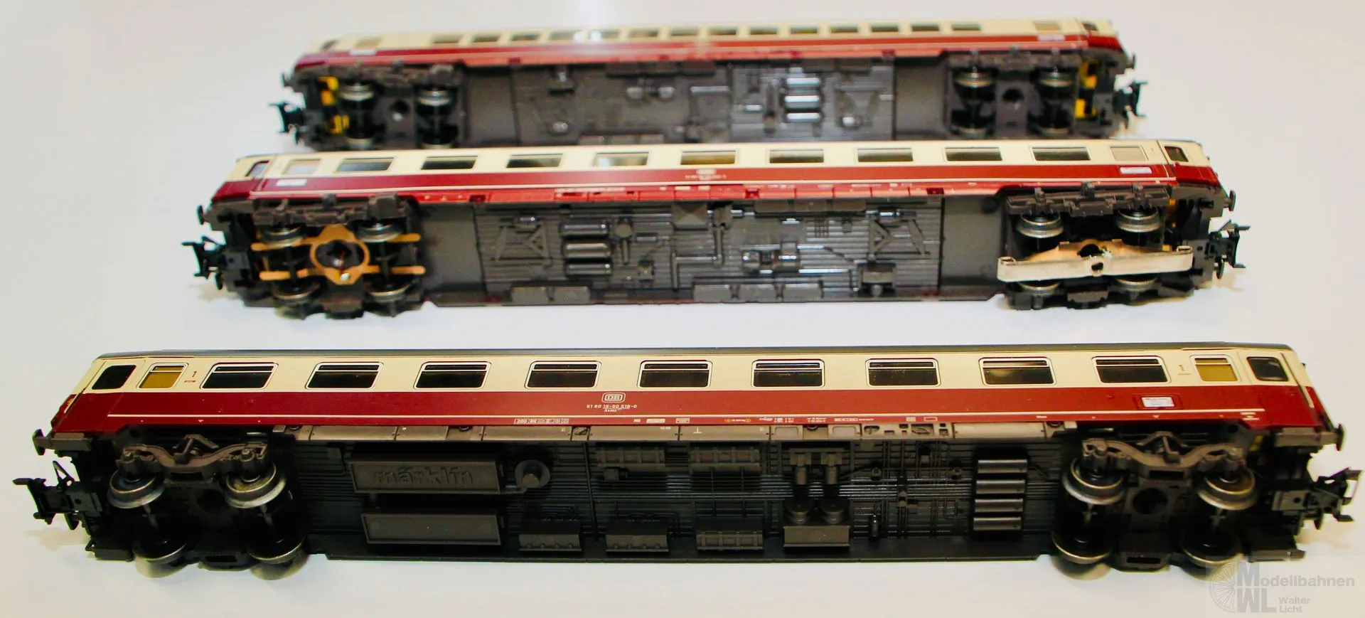 Märklin 42993 - MÄRKLIN - Personenwagen Set DB Ep.IV Südwind 3.tlg. H0/WS