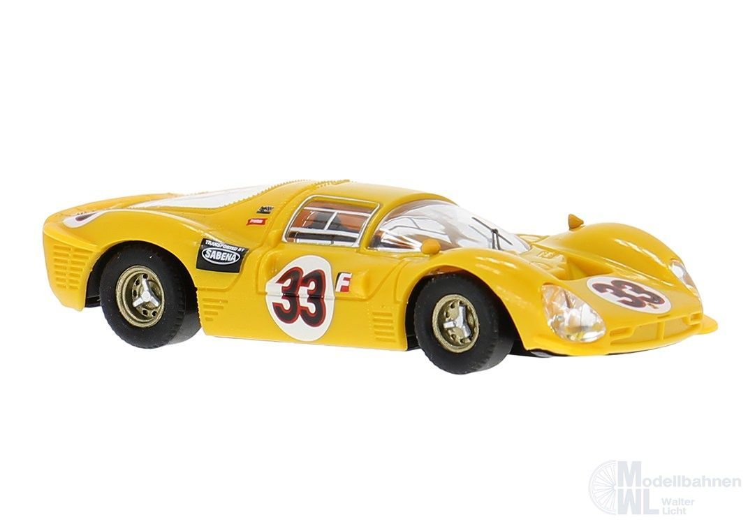 Brekina 22908 - Ferrari 412 Daytona 67 v. W. Mairesse/J. Blaton Ecurie Francorch. H0 1:87