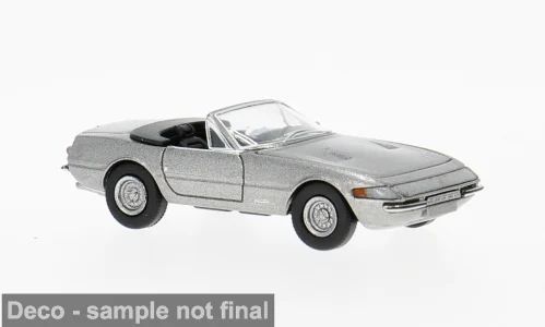 Brekina 22943 - Ferrari 365 GTS in silber H0 1:87
