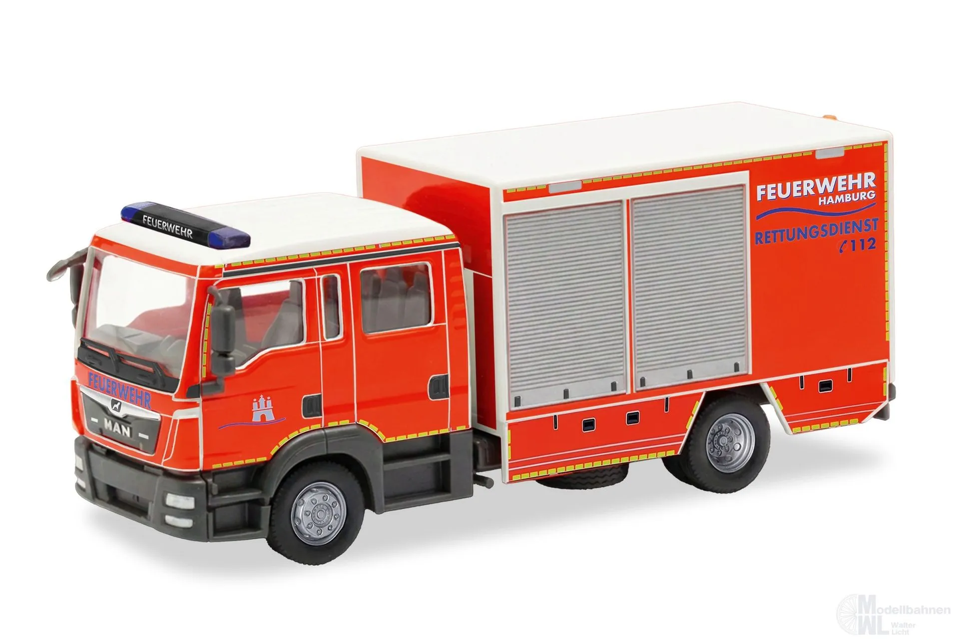 Herpa 099578 - MAN TGL Euro6 Gerätewagen-SAN Feuerwehr Hamburg H0 1:87