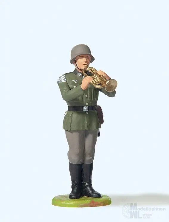Preiser 56034 - Musiker stehend mit Trompete 1:25
