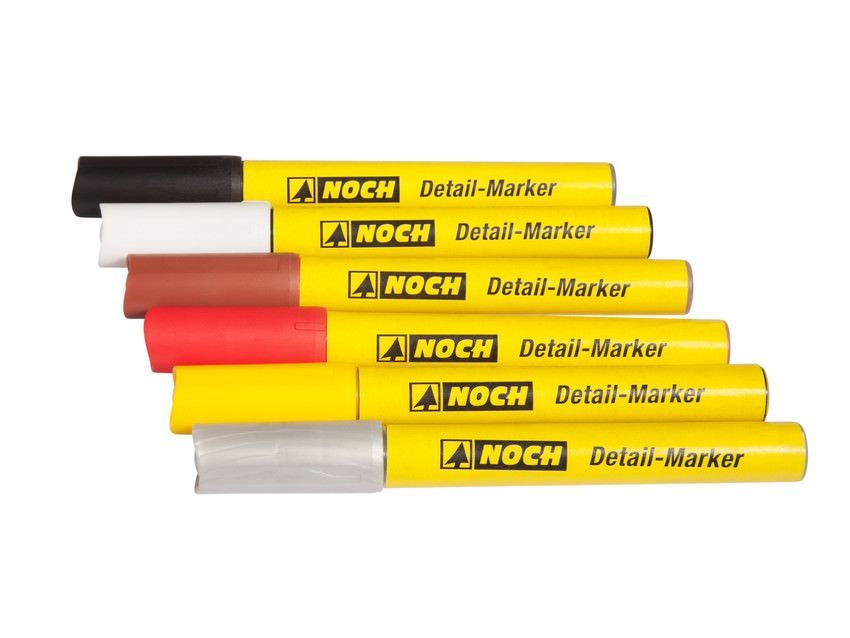 Noch 61155 - Detail-Marker Inhalt: 6 Marker G/1/0/H0/TT/N/Z