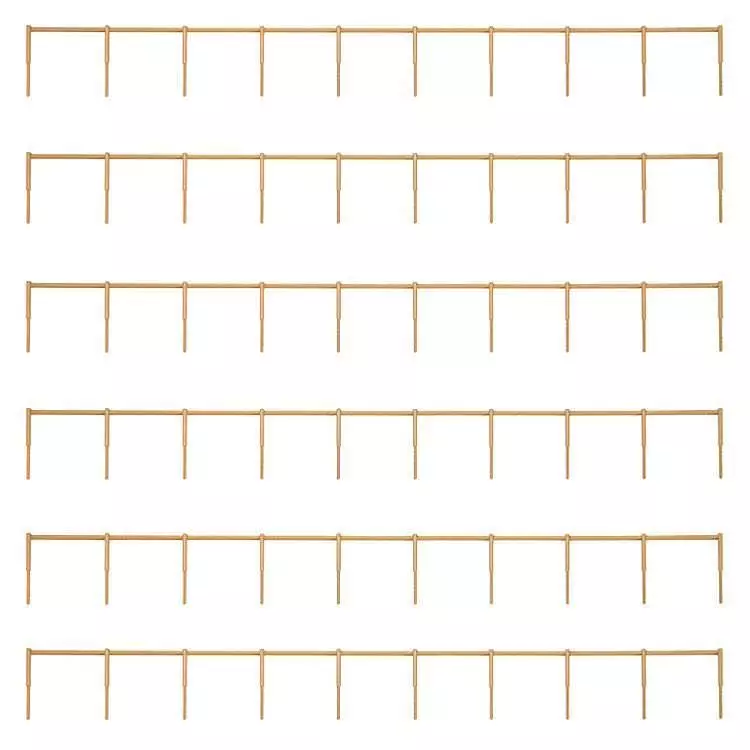 Faller 180427 - Holzgeländer 124 cm H0 1:87