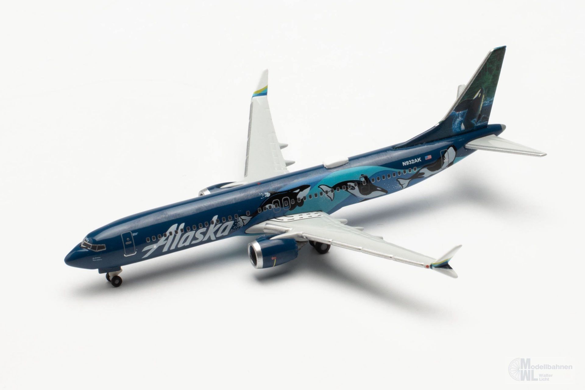 Herpa 536820 - Boeing 737 Max 9 Alaska Orca 1:500