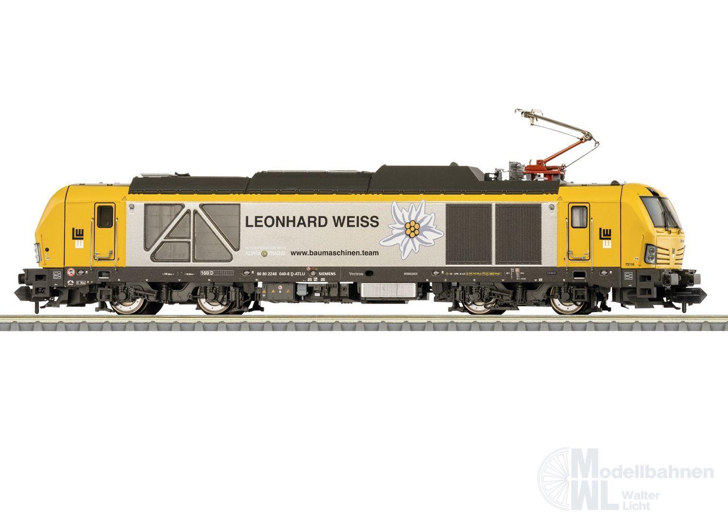 Trix 16240 - Zweisystemlok Vectron Leonhard Weiss Ep.VI N 1:160 Sound Trix 16240 - Zweisystemlok Vectron Leonhard Weiss Ep.VI N 1:160 Sound
