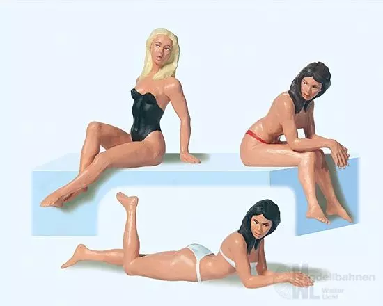 Preiser 45015 - Sitzende und liegende Badende Spur G