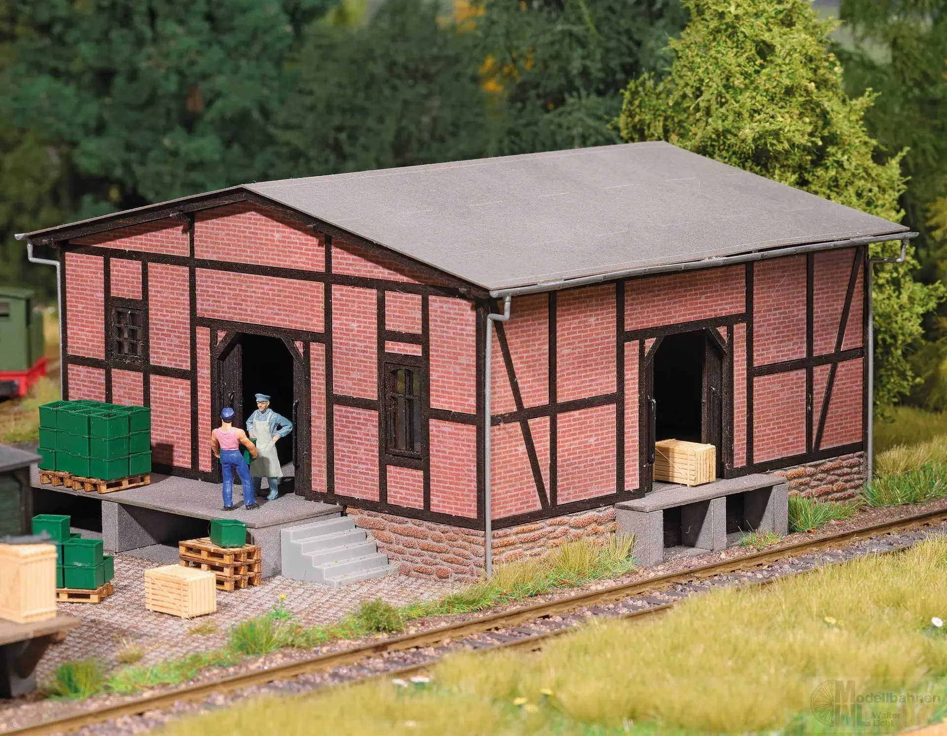 Busch 1896 - Güterschuppen H0 1:87