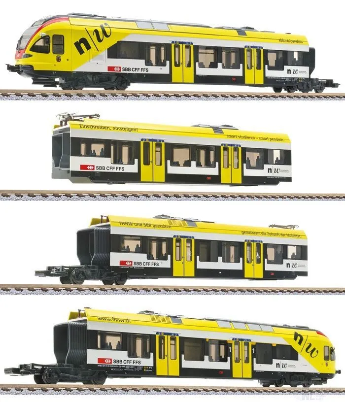 Liliput 133868 - Triebzug FLIRT SBB-CFF Ep.VI 4.tlg. H0/WS