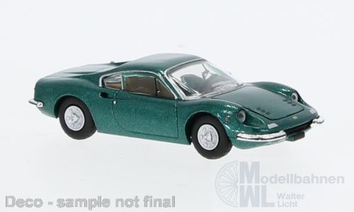 PCX-Models 870635 - Ferrari Dino 246 GT metallic grün 1969 H0 1:87