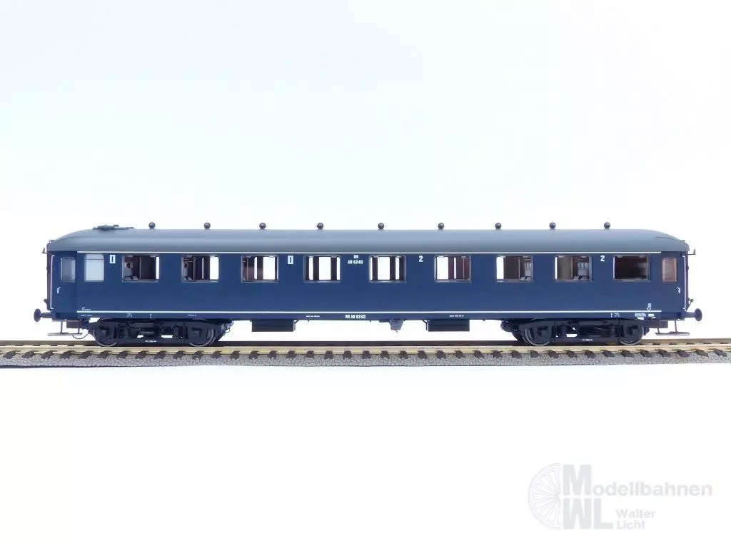 Exact Train 10030 - Personenwagen NS Ep.III B6154 berlinerblau graues Dach H0/GL