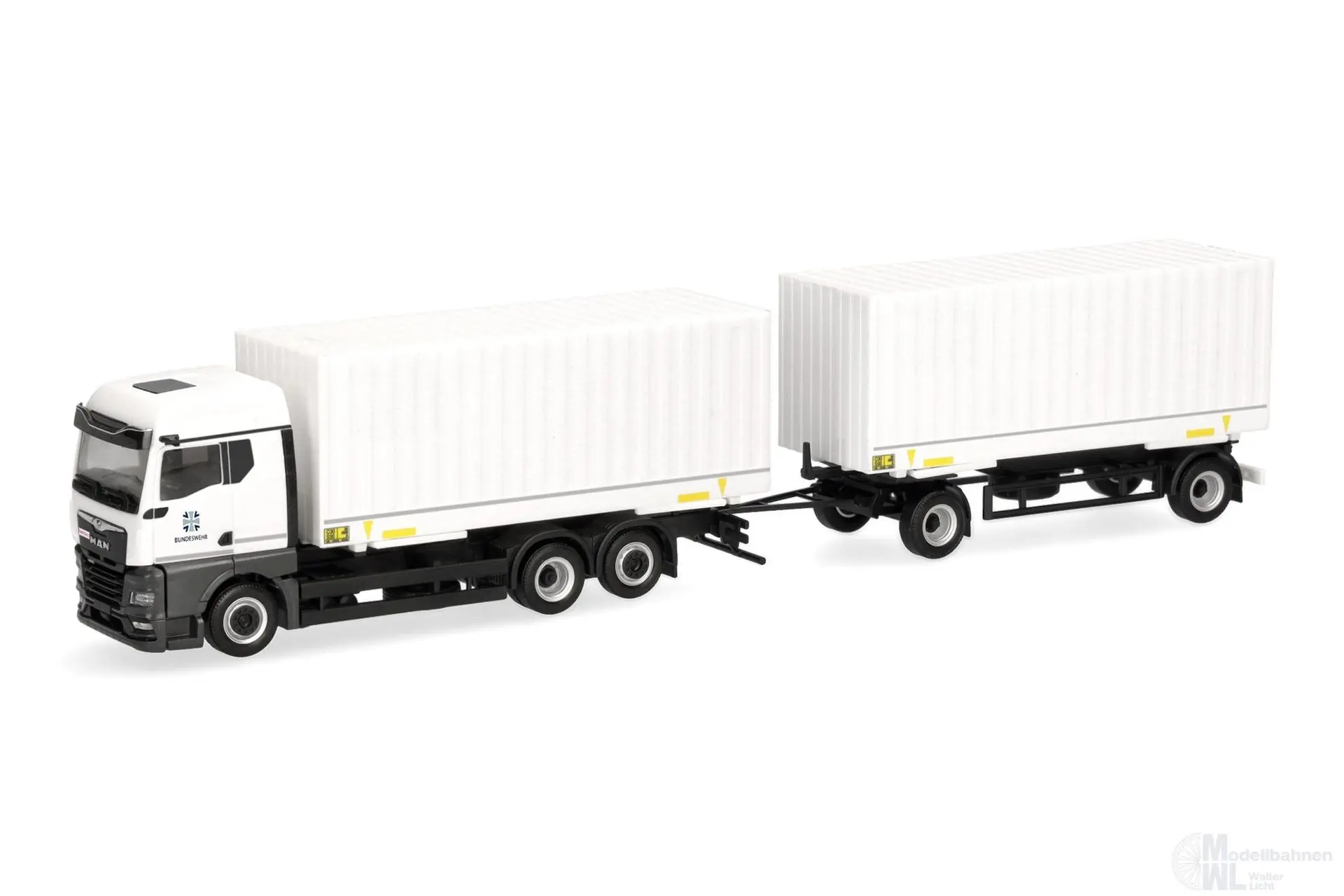 Herpa 747349 - MAN TGX GM Wechselkoffer Hängerzug Bundeswehr H0 1:87