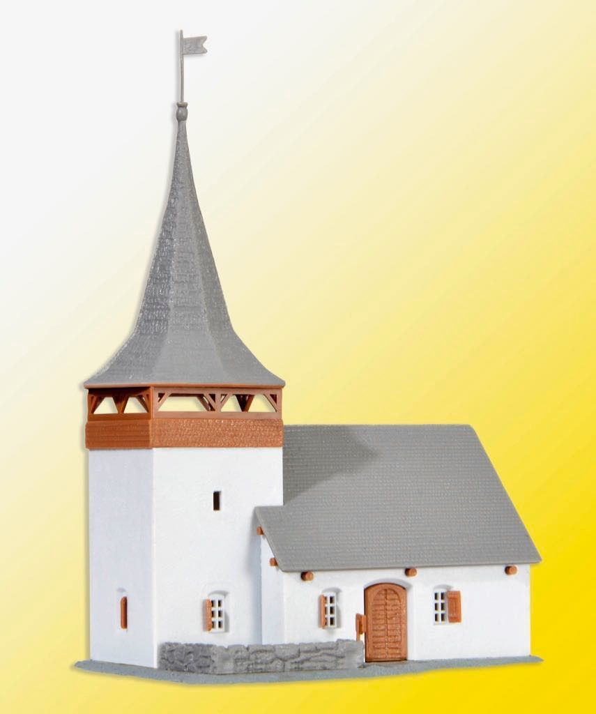 Kibri 37031 - Dorfkirche Sertig N 1:160