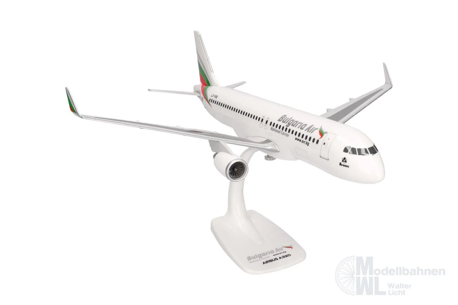Herpa 610759-001 - Airbus A320 Bulgaria Air 1:100