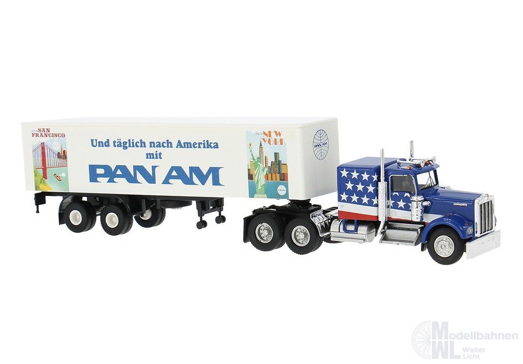 Brekina 86264 - Kenworth Koffersattel der PanAm H0 1:87