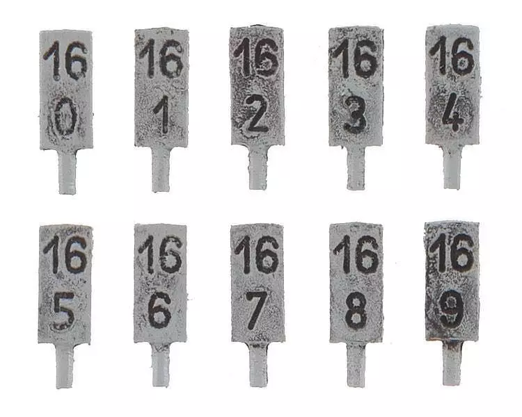 Faller 180952 - 10 Hektometersteine H0 1:87