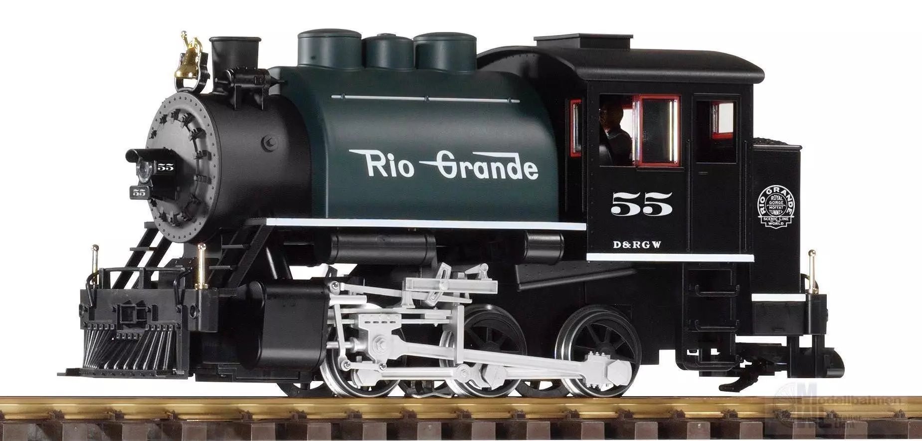Piko 38255 - Dampflok D&RGW 0-6-0T Spur G 1:22,5 Sound/Dampf