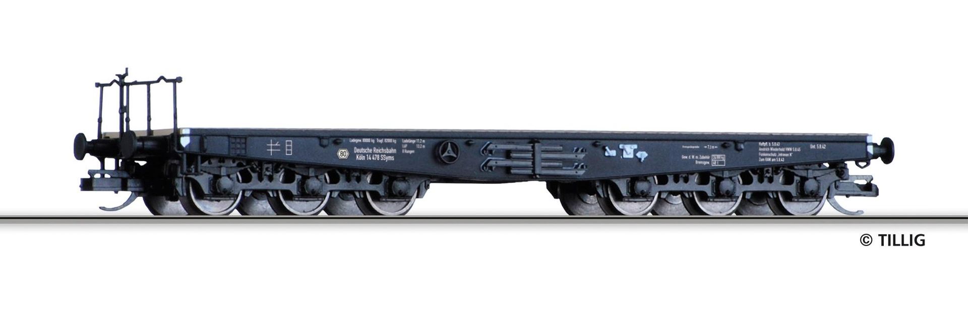 Tillig 15625 - Schwerlastwagen DRG Ep.II SSym Köln TT 1:120