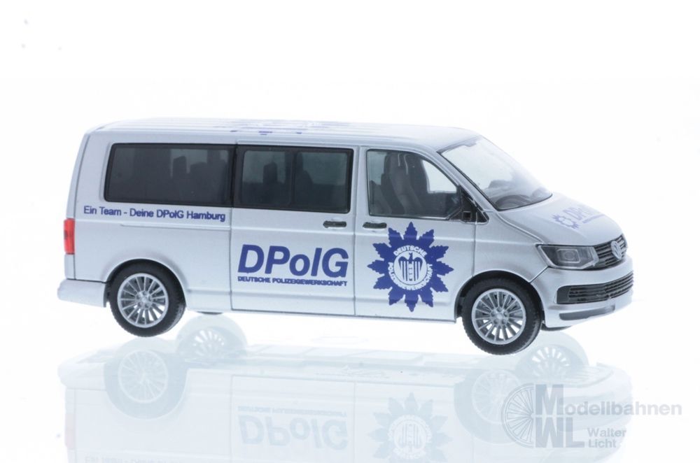 Rietze 53855 - Volkswagen T6 DPolG Hamburg H0 1:87 Rietze 53855 - Volkswagen T6 DPolG Hamburg H0 1:87