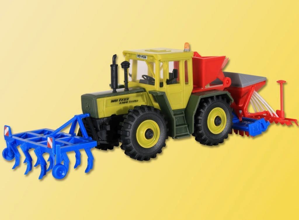 Kibri 10702 - Mercedes-Benz Trac mit Säkombination H0 1:87