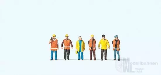 Preiser 79154 - Arbeiter in Sicherheitskleidu N 1:160