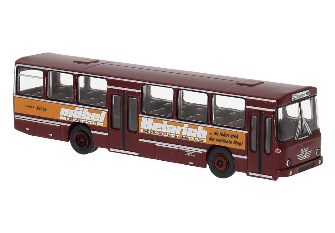 Brekina 59272 - MAN-Büssing BS 120 N des RVH H0 1:87