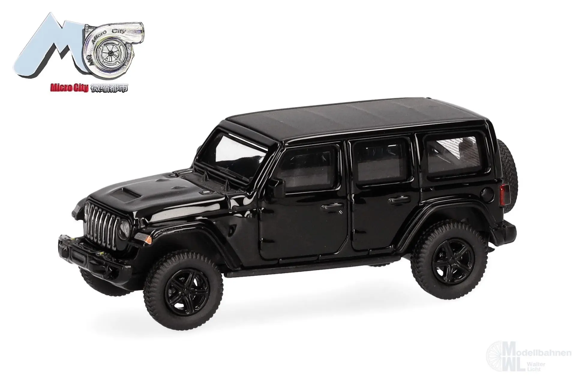 Herpa 87MC000028 - Jeep Wrangler schwarz ab 2017 H0 1:87