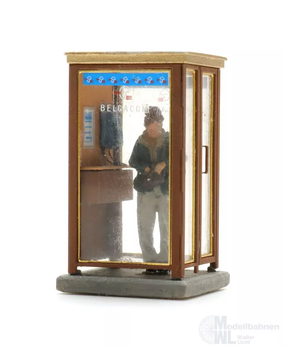 ARTITEC b.v. 387.652 - Belgische Telefonzelle Fertigmodell H0 1:87