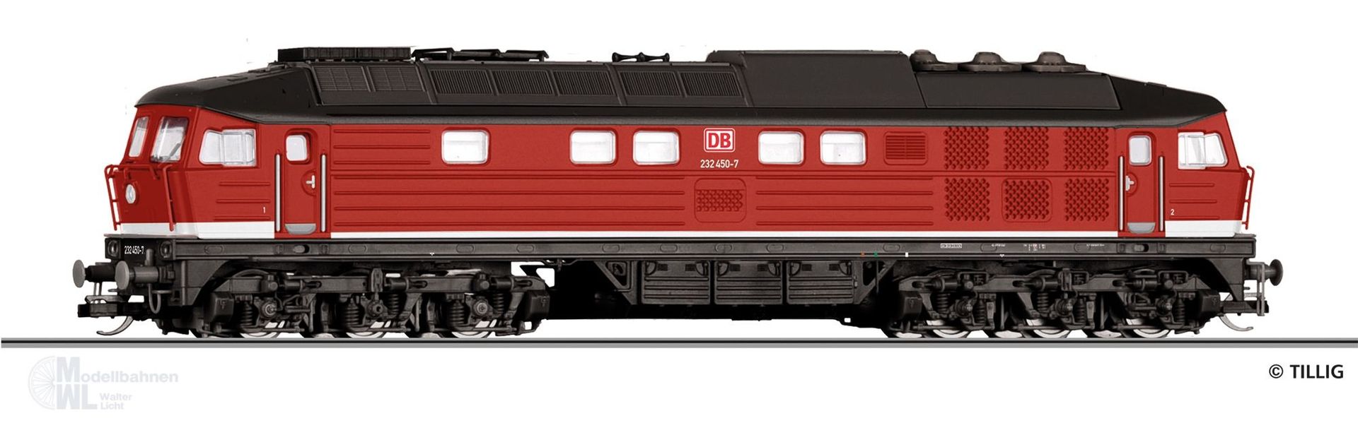 Tillig 05774 - Dieselloko BR 232 DB AG Ep.V TT 1:120