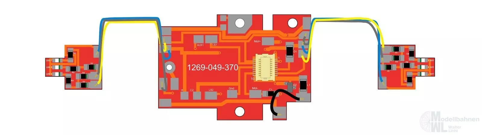 Bemo 5169370 - Umbausatz auf LED Beleuchtungssatz RhB ABe 4/4 III
