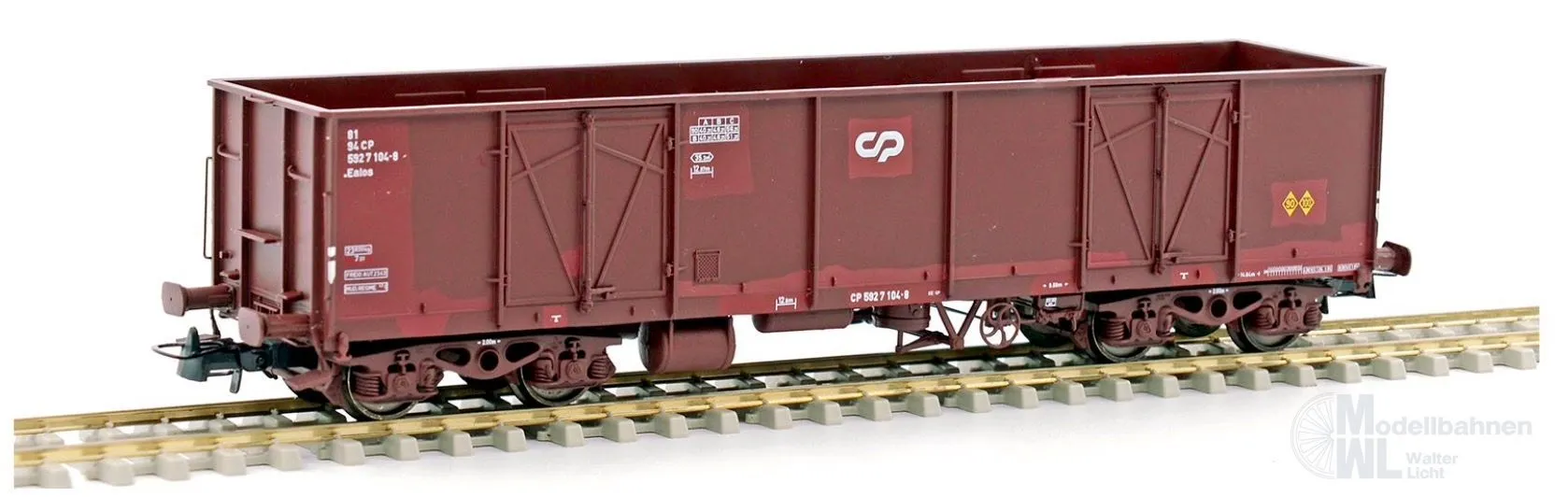 Sudexpress S592104 - Güterwagen offen CP Ep.IV Ealos Freio Misto 81 94 592 7 104-8 H0/GL