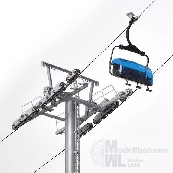 Brawa 6346 - Sesselbahn 6er-Sessel H0 1:87