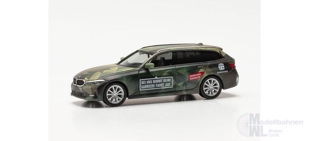 Herpa 746878 - BMW 3er Touring Bundeswehr Personal H0 1:87