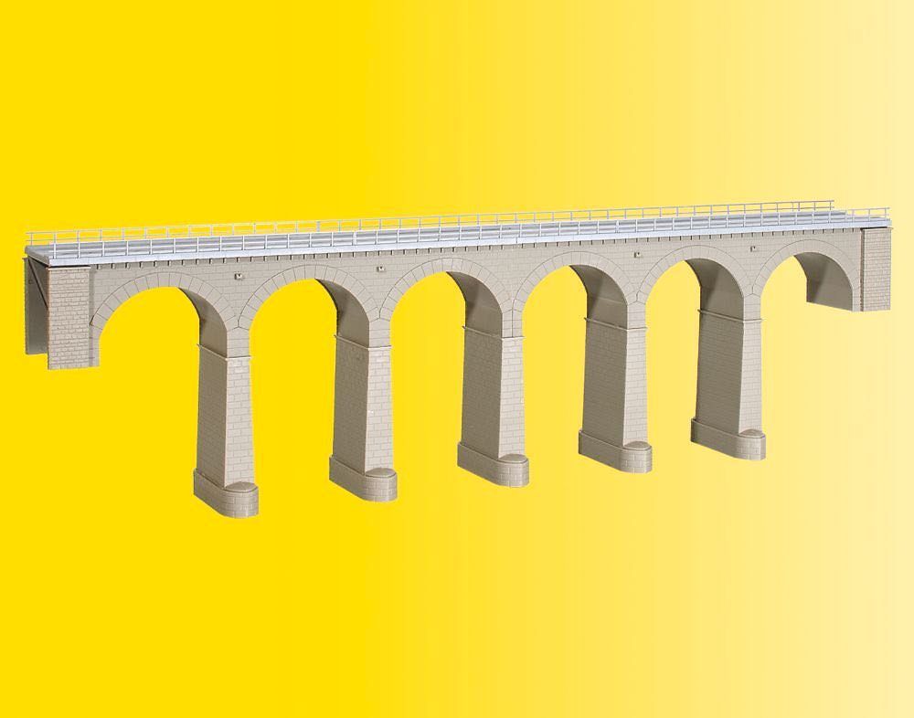 Kibri 39724 - Aachtal-Viadukt mit Eisbrecherpfeilern eingleisig H0 1:87