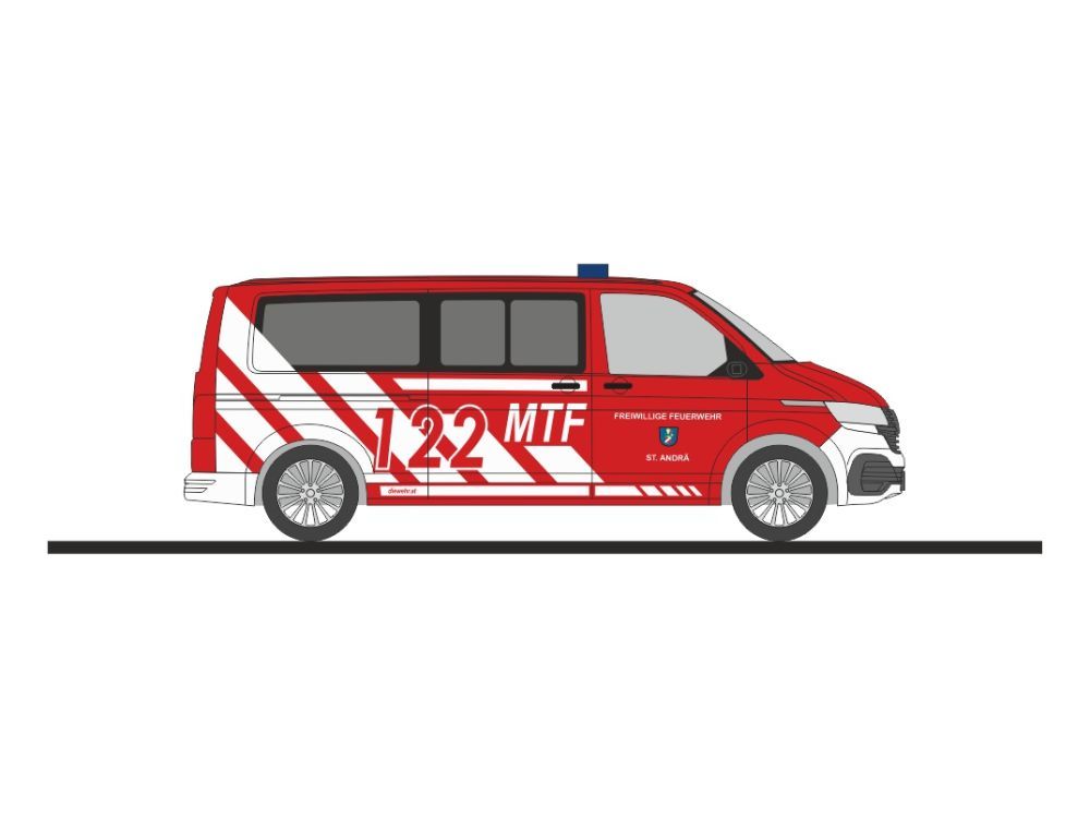 Rietze 53980 - Volkswagen T6.1 FW St. Andrä (AT) H0 1:87