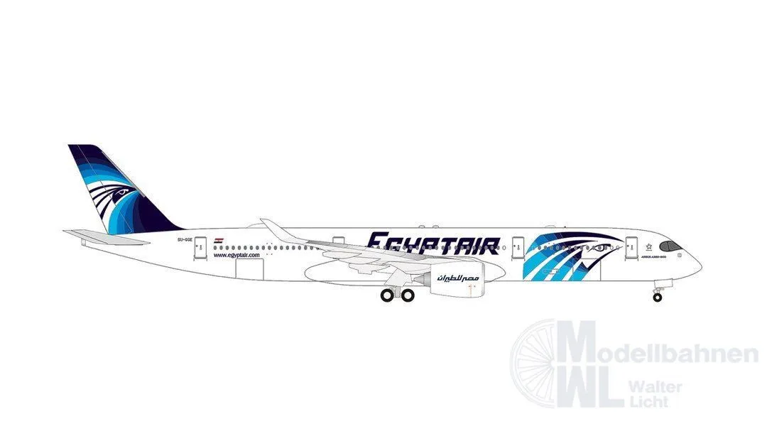 Herpa 539555 - Airbus A350-900 Egyptair 1:500