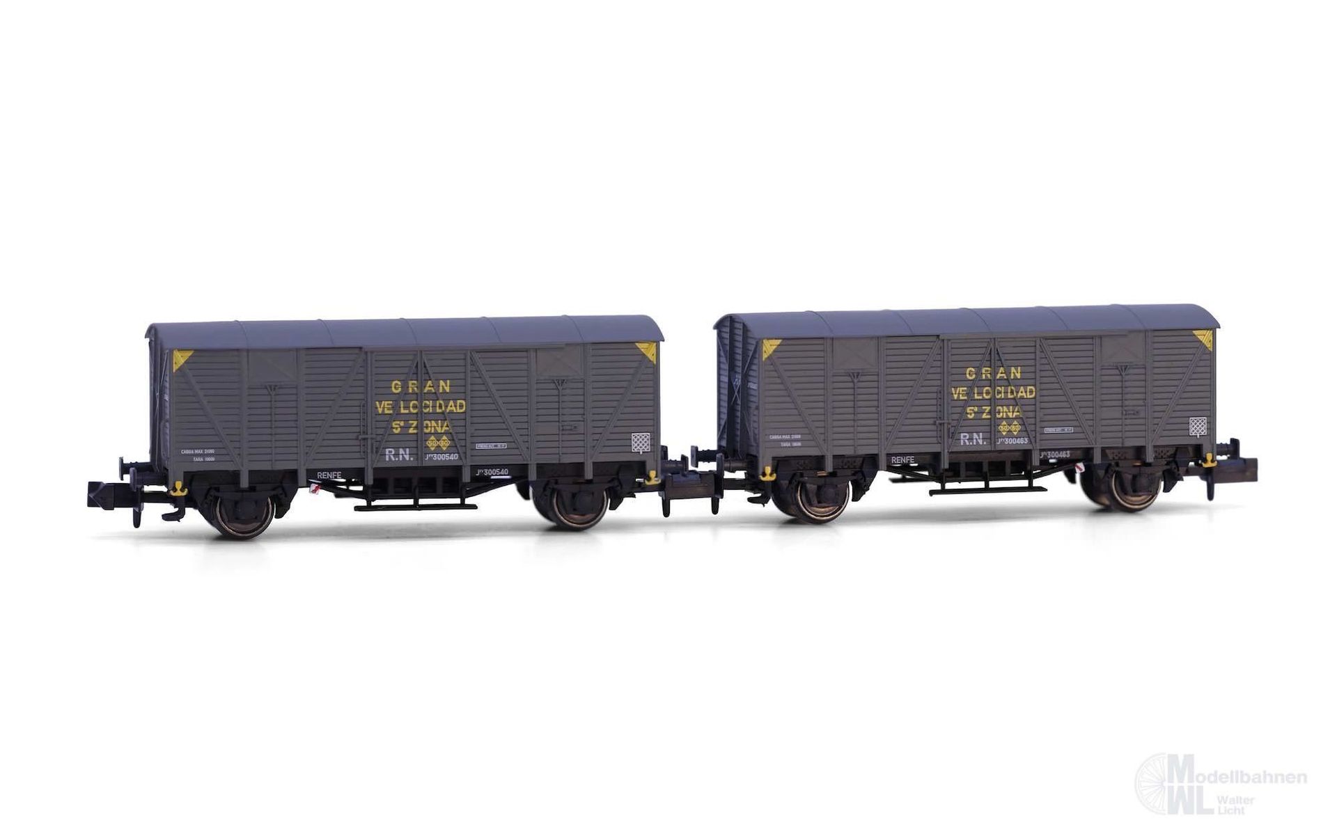 Arnold 6660 - Güterwagen Set RENFE Ep.III 2.tlg. Gran Velocidad N 1:160