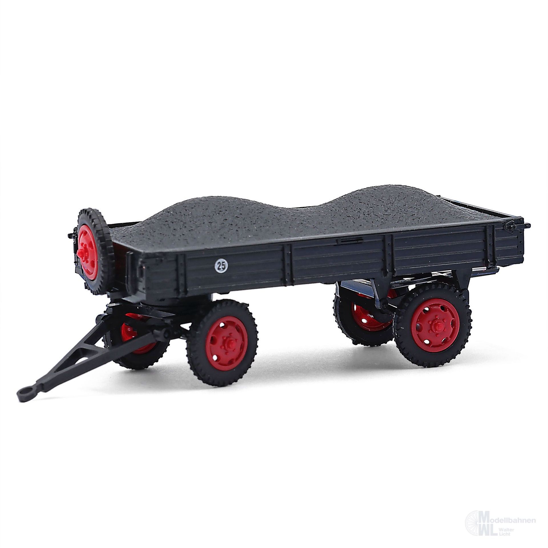 Mehlhose 210010211 - Anhänger T4 mit Kohleladung H0 1:87