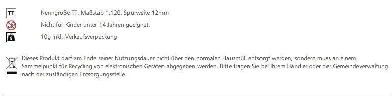 Tillig 08856 - Zugschlussbeleuchtung 2.Stück für Reisezugwagen Typ Y TT 1:120