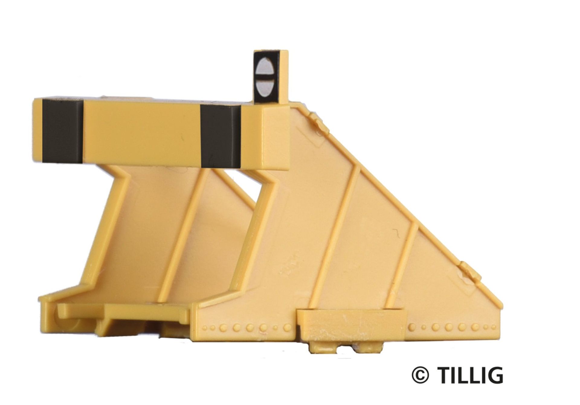 Tillig 85512 - Bausatz vier Prellböcke gelb für ELITE-Gleissystem