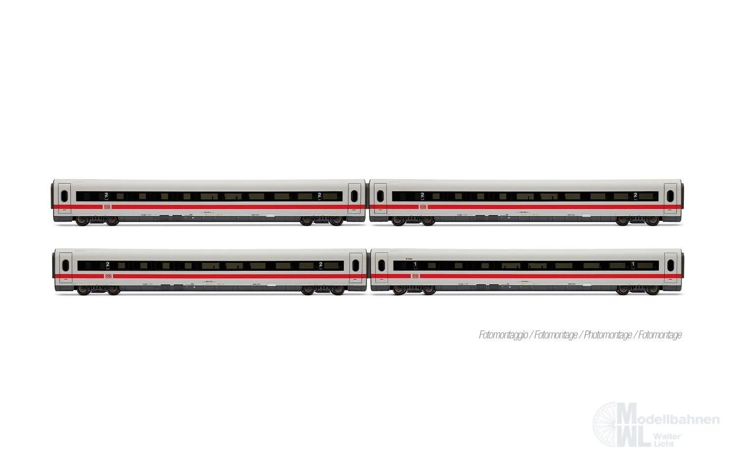 Lima 4687 - Ergänzungswagen Set ICE 1 DB Ep.VI Bock auf Graubünden 5.tlg. H0/GL