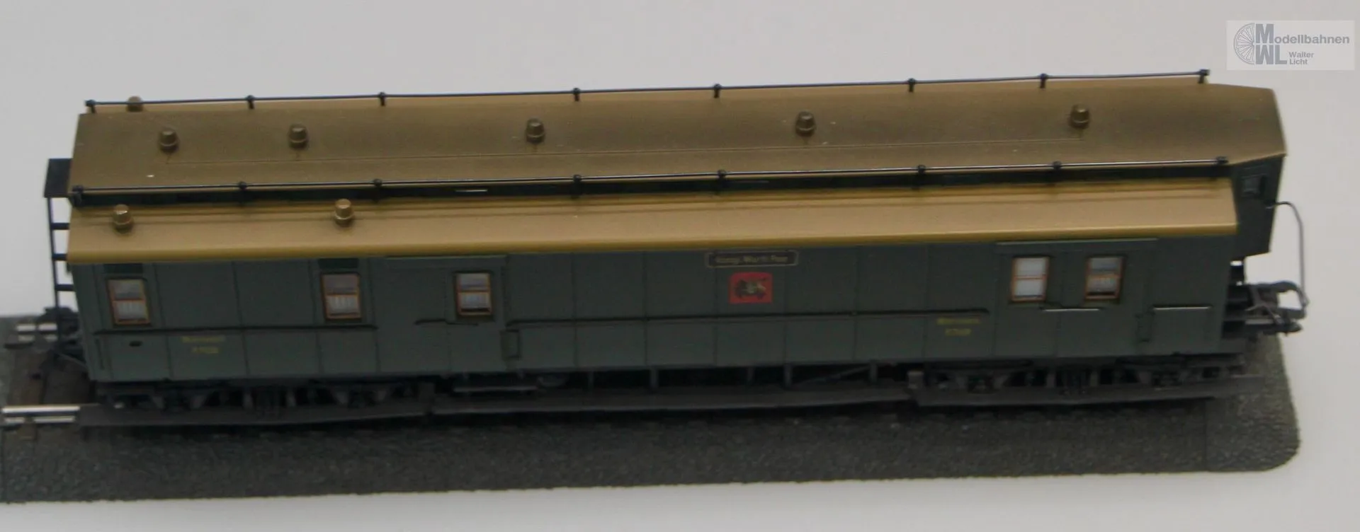 Märklin 4229 - MÄRKLIN - Postwagen Post 4 Königlich Württembergische Post Ep.I H0/WS