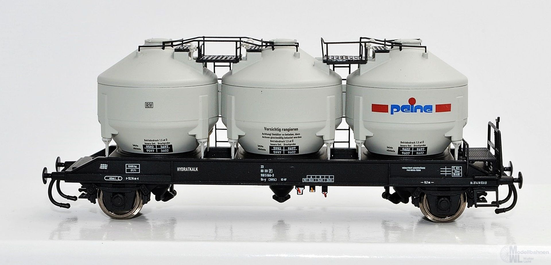 NPE NW22121 - Silowagen Peine AG Ep.V Uc-y Hydratkalk H0/GL NPE NW22121 - Silowagen Peine AG Ep.V Uc-y Hydratkalk H0/GL